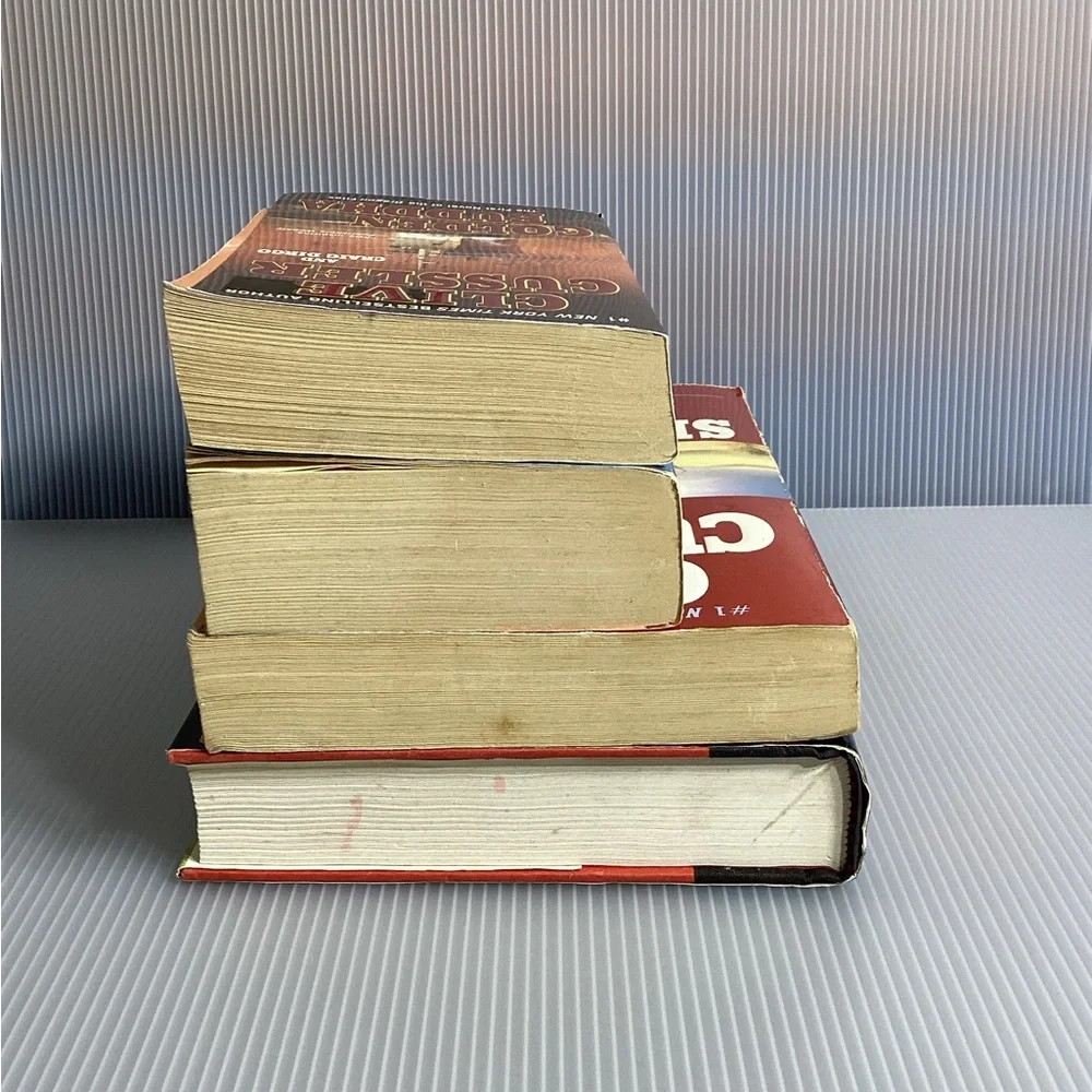 Set of 4 Clive Cussler Books